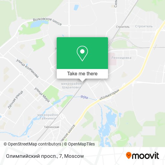 Олимпийский просп., 7 map