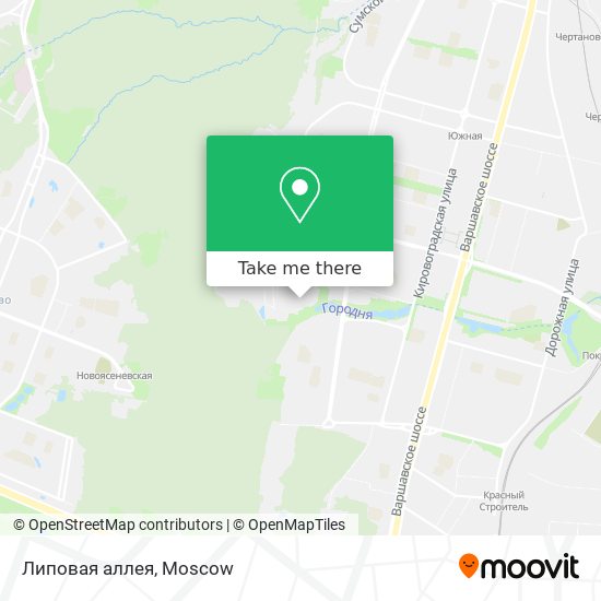 Липовая аллея map