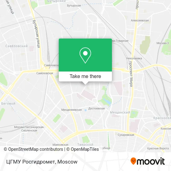 ЦГМУ Росгидромет map