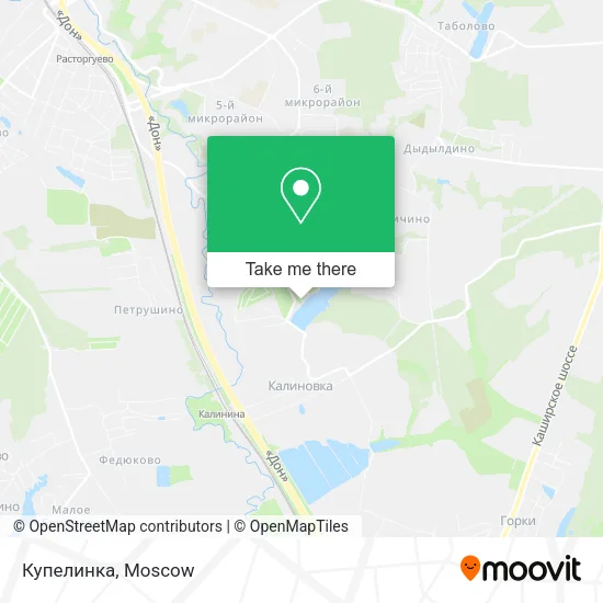 Купелинка map