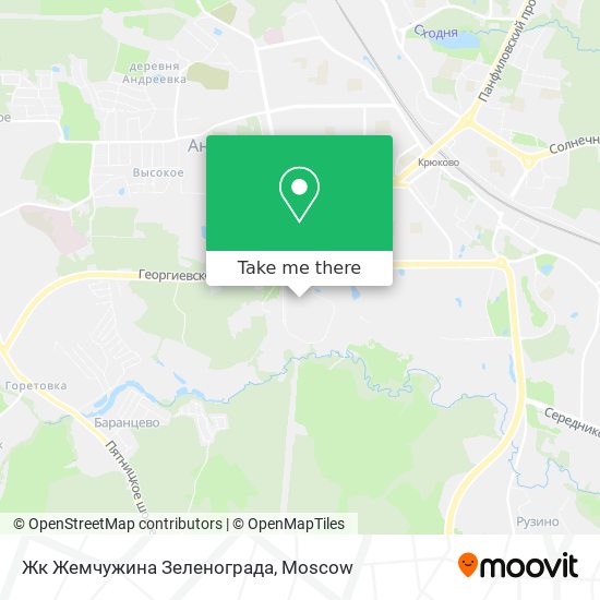 Жк Жемчужина Зеленограда map