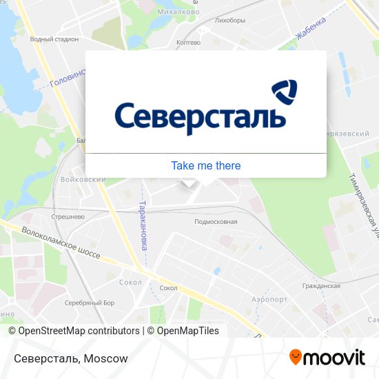 Северсталь map