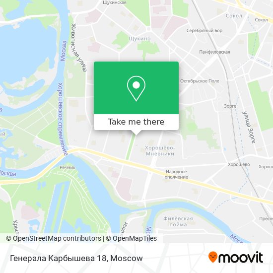 Генерала Карбышева 18 map