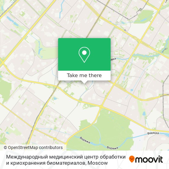 Международный медицинский центр обработки и криохранения биоматериалов map