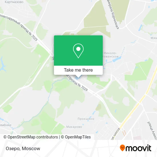 Озеро map
