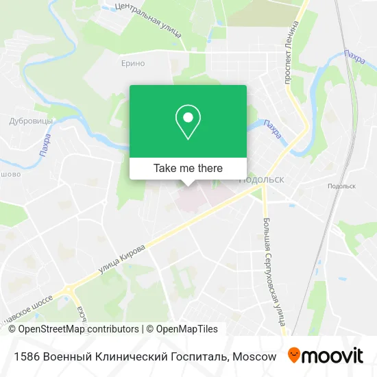 1586 Военный Клинический Госпиталь map