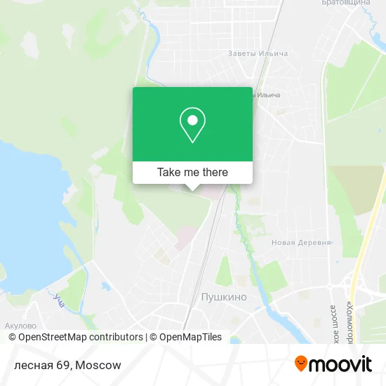 лесная 69 map
