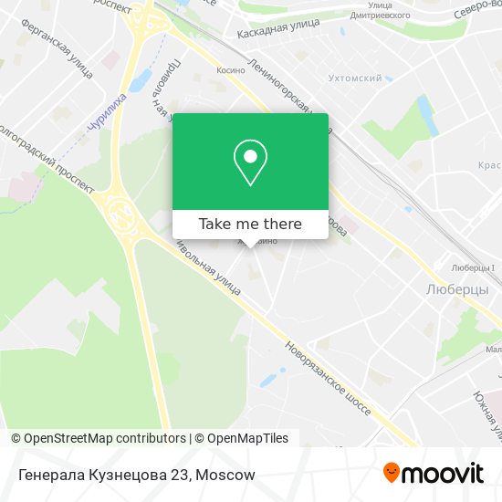Генерала Кузнецова 23 map