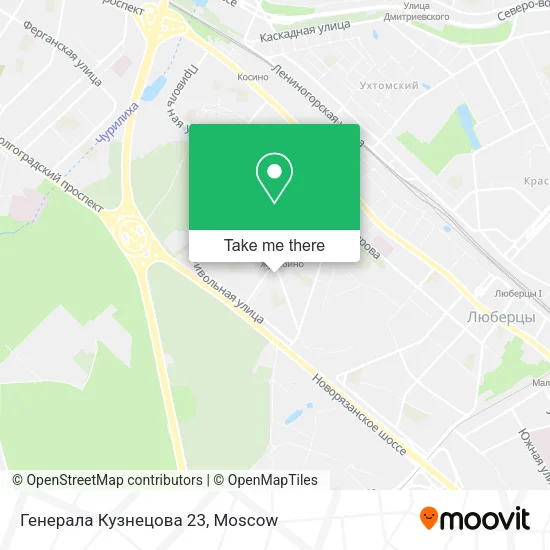 Генерала Кузнецова 23 map