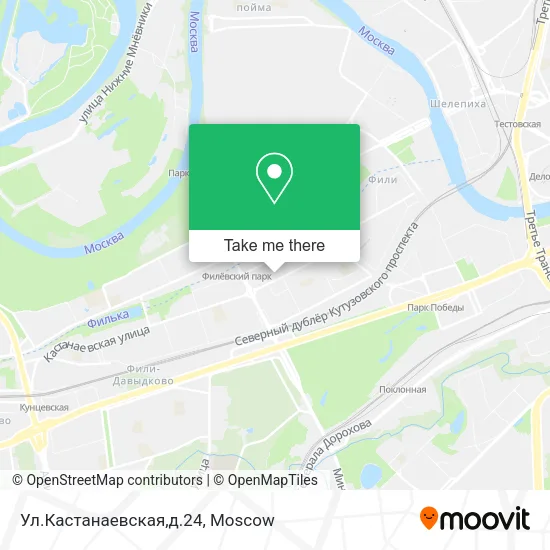 Ул.Кастанаевская,д.24 map