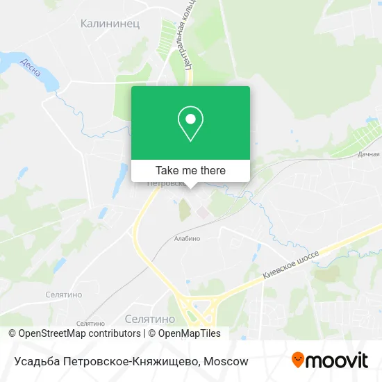 Усадьба Петровское-Княжищево map