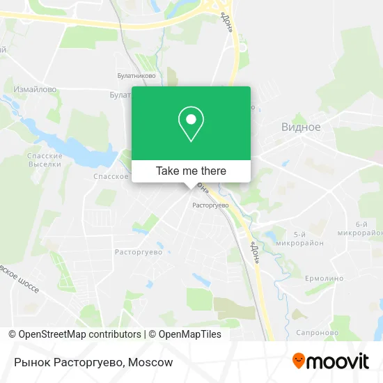 Рынок Расторгуево map