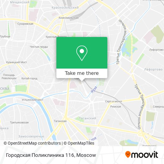 Городская Поликлиника 116 map