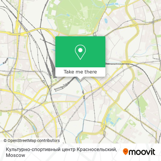 Культурно-спортивный центр Красносельский map