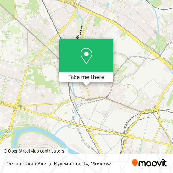 Остановка «Улица Куусинена, 9» map