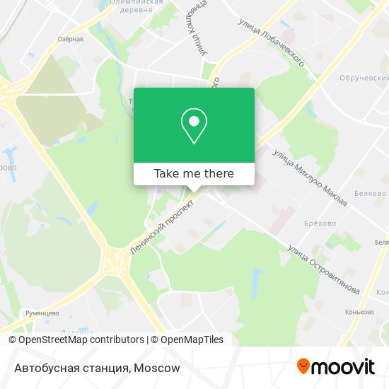 Автобусная станция map