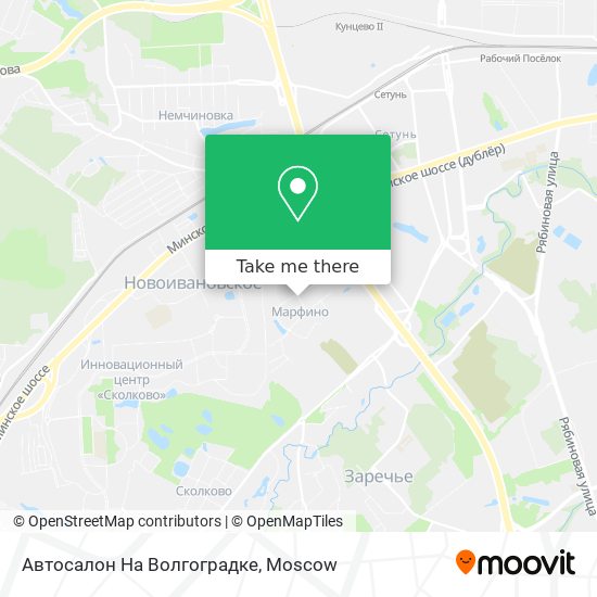 Автосалон На Волгоградке map