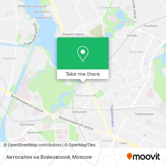 Автосалон на Войковской map