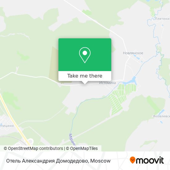 Отель Александрия Домодедово map