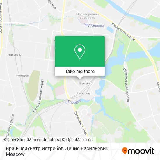 Врач-Психиатр Ястребов Денис Васильевич map