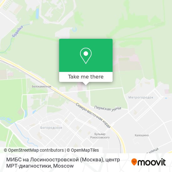 МИБС на Лосиноостровской (Москва), центр МРТ-диагностики map
