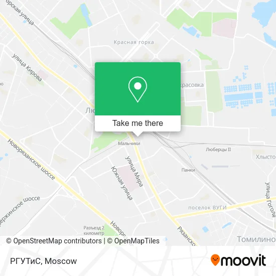 РГУТиС map