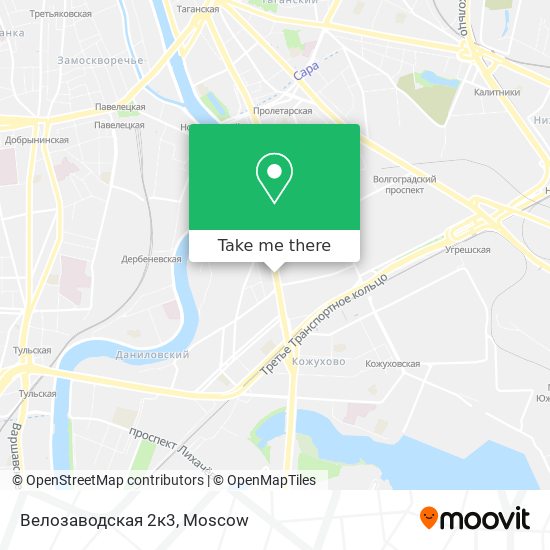 Велозаводская 2к3 map