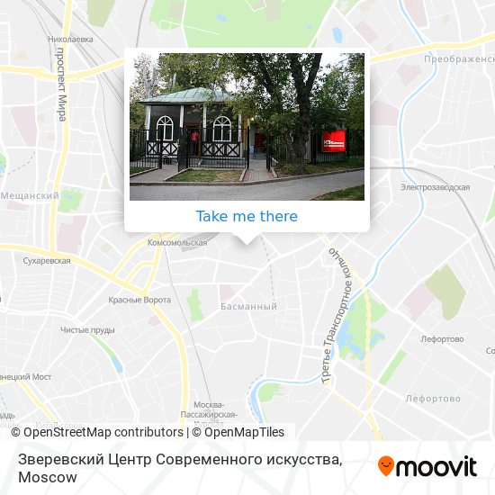 Зверевский Центр Современного искусства map