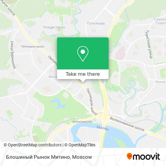 Блошиный Рынок Митино map