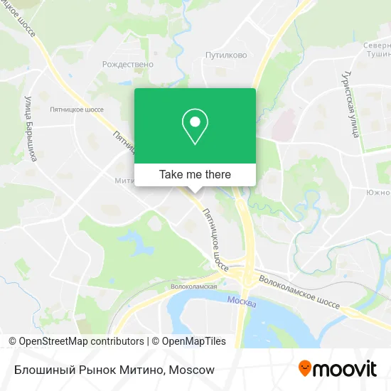 Блошиный Рынок Митино map