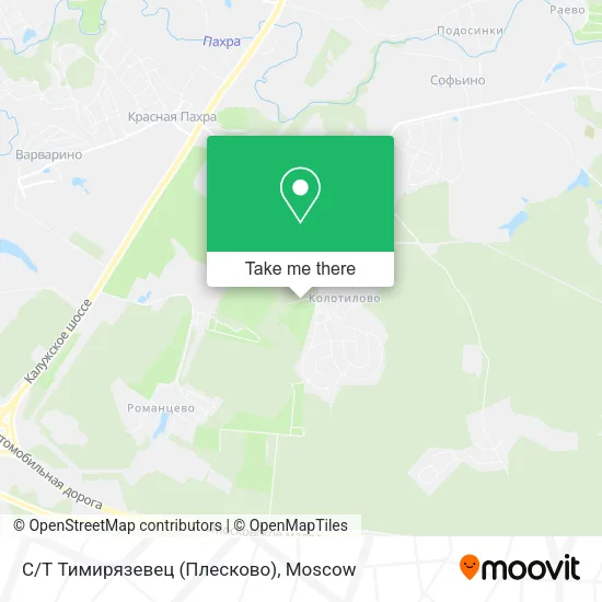 С/Т Тимирязевец (Плесково) map