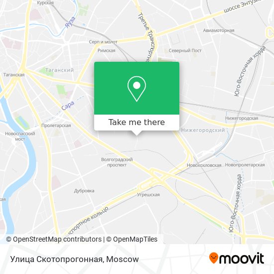 Улица Скотопрогонная map