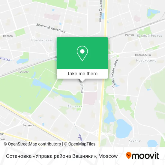 Остановка «Управа района Вешняки» map