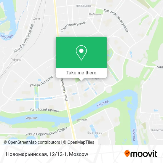 Новомарьинская, 12/12-1 map