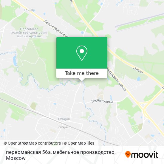 первомайская 56а, мебельное производство map