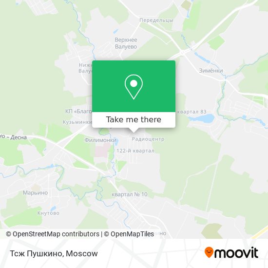Тсж Пушкино map