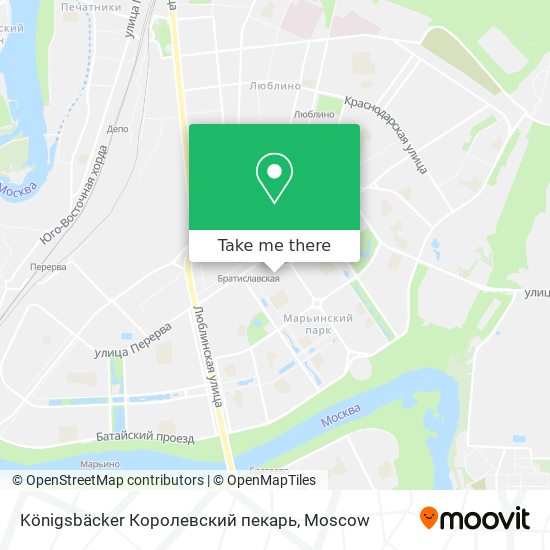 Königsbäcker Королевский пекарь map