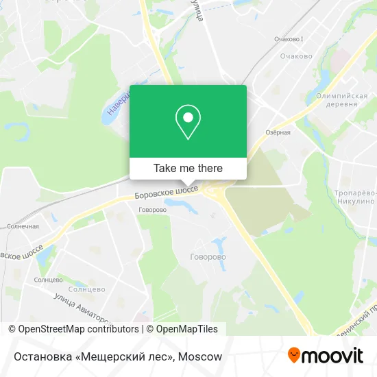 Остановка «Мещерский лес» map