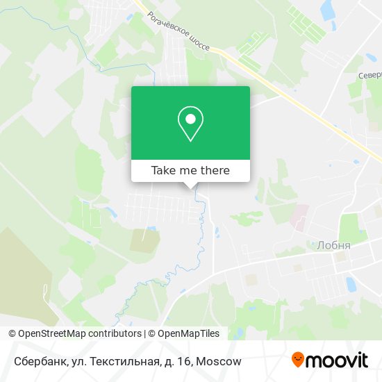 Сбербанк, ул. Текстильная, д. 16 map