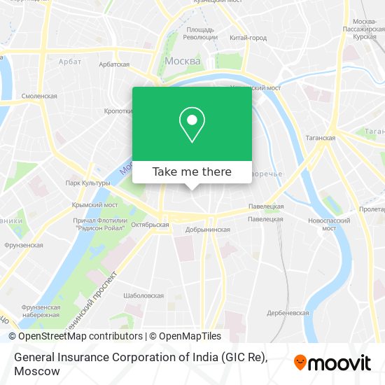 General Insurance Corporation of India (GIC Re) map