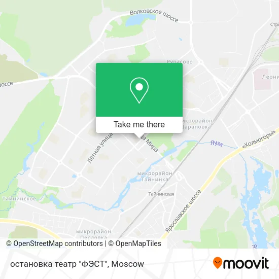остановка театр "ФЭСТ" map