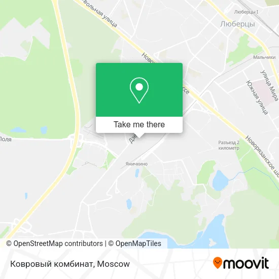 Ковровый комбинат map
