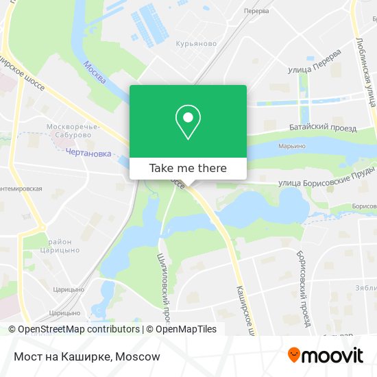 Мост на Каширке map