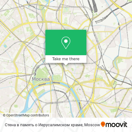 Стена в память о Иерусалимском храме map