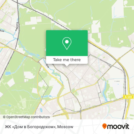 ЖК «Дом в Богородском» map