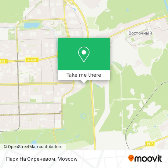 Парк На Сиреневом map