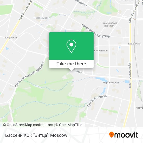 Бассейн КСК "Битца" map