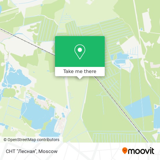 СНТ "Лесная" map