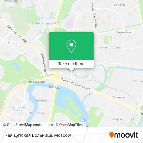 7ая Детская Больница map
