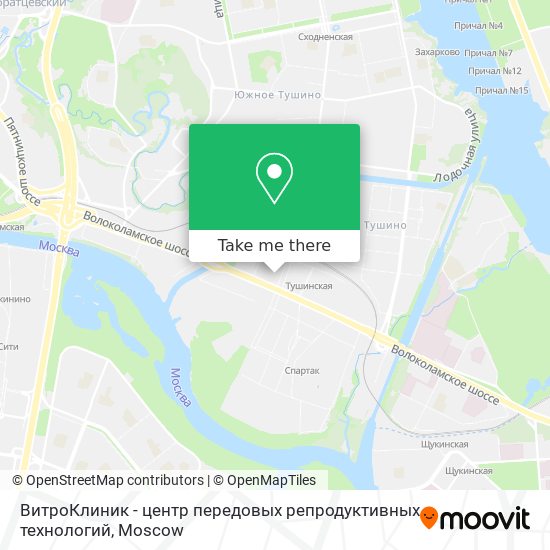 ВитроКлиник - центр передовых репродуктивных технологий map